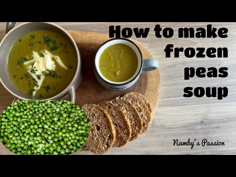How to make frozen peas soup | minced beef | Namibia