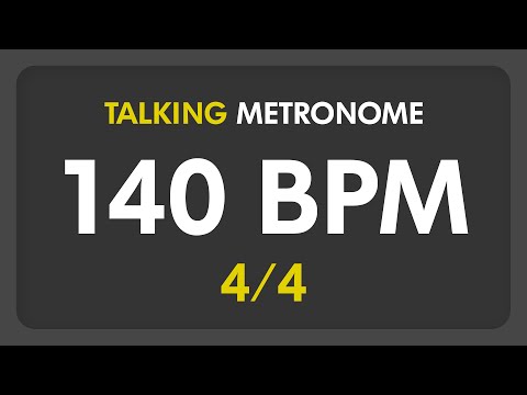 140 BPM - Talking Metronome (4/4)