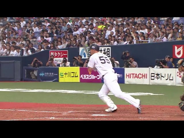 【5回裏】バファローズ・T-岡田がタイムリーを放ち、リードを広げる!! 2018/8/30 Bs-F