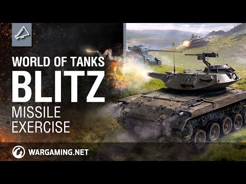 WoT電撃。4.1イベント。ミサイル演習。T49 ATM。KpfPz 70 (WoT Blitz. 4.1 Event: Missile Exercise. T49 ATM. KpfPz 70)