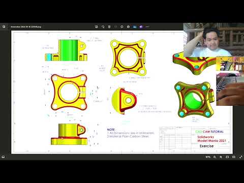 SolidWorks Model Mania 2021 Exercise (Final Project)