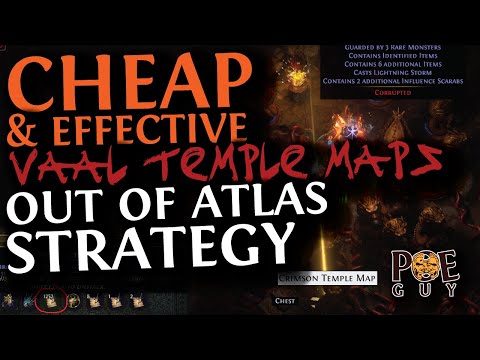 PoE 3.24 - VAAL TEMPLE MAPS ON A BUDGET! // AN OUT OF ATLAS STRATEGY // JACKPOT POTENTIAL DROPS