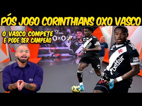 GLOBO ESPORTE RIO💢QUINTA💢VASCO ANULA O CORINTHIANS E SE ENCHE DE MORAL PARA DECIDIR EM CASA💢E+
