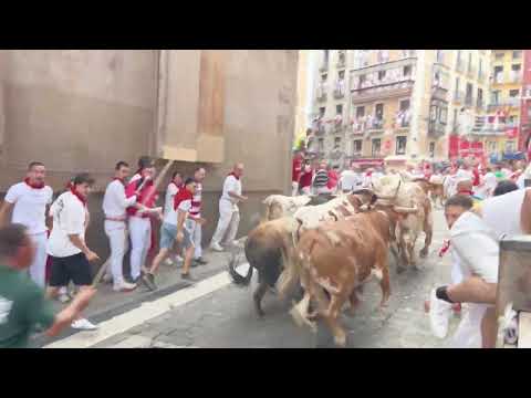 [SF26] Ya puedes ver completo el sexto encierro de los Sanfermines 2026, con toros de La Palmosilla