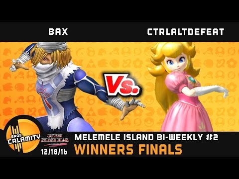 MMI #2 | Bax (Sheik) vs CtrAltDefeat (Peach) - Winners Finals - Melee Singles
