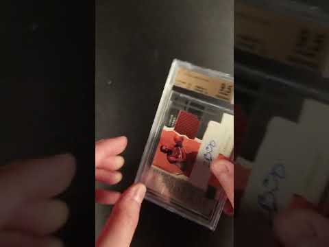 2003 SPx Basketball LeBron James ROOKIE PATCH AUTO /750 #151 BGS 9.5 GEM MINT