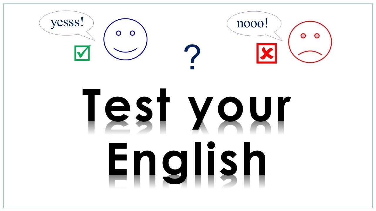 İngilis Dili - özünü test et 1/3