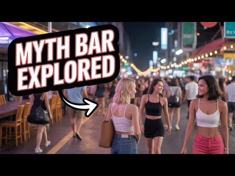 🌙 TREE TOWN & MYTH BAR PATTAYA NIGHTLIFE 2025 | STREET WALK DOCUMENTARY | CITY PULSE WALK