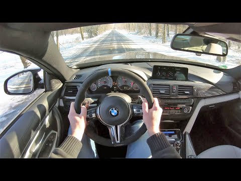 POV 9 Loud BMW M4 Sunny Winter Day Pure Sound full Exhaust + Downpipes F82