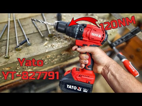 Шуруповерт-дриль ударн акумуляторний YATO: 18V, Li-Ion, KM- 120 Нм, патрон ??13 мм (БЕЗ АКУМУЛЯТОРА) Шуруповерт-дриль ударн акумуляторний YATO: 18V, Li-Ion, KM- 120 Нм, патрон ??13 мм (БЕЗ АКУМУЛЯТОРА)