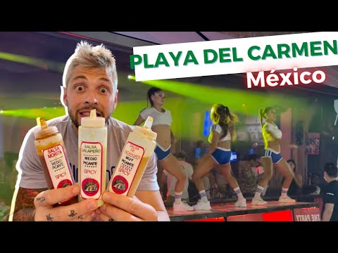 5ª avenida e Tacos em Playa del Carmen: México