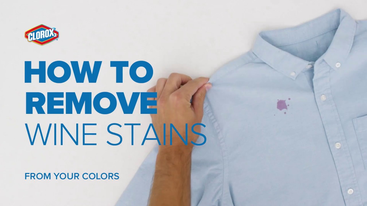 Clorox® How-To: Get Wine Stains Out of Colors