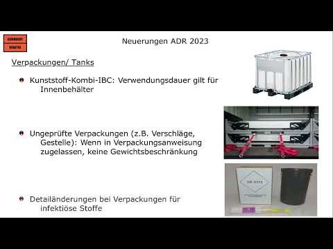 ADR 2023 Neuerungen