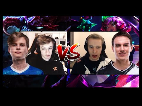Nemesis and Upset VS Jankos and Perkz | TILTED Perkz | Nemesis and Jankos stream