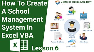 Download the video "How To Create A School Management System in Microsoft Excel | Step-by-Step Tutorial Lesson 6"