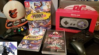 Please Nintendo give us an official Dpad left Joycon!!! Prinny 1&2 & Hotline Maimi Switch Unboxing