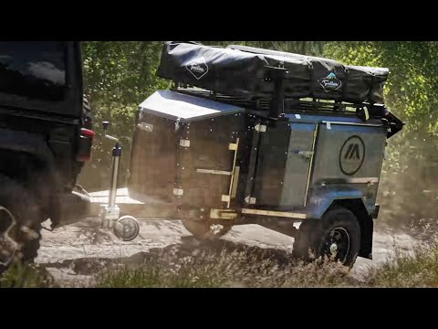 Metalian Parthian - Offroad Camper Trailer unterwegs im Gelände