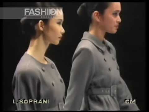 "Luciano Soprani" Autumn Winter 1989 1990 Milan pret a porter women by Canale Moda