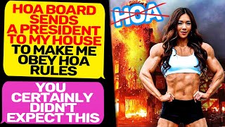 HOA BOARD SENDS THE PRESIDENT TO MY HOUSE TO MAKE ME OBEY HOA RULES! I Am the owner r/EntitledPeople