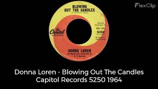 Donna Loren - Blowing Out The Candles
