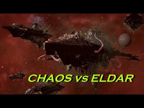 Chaos vs Eldar! Rank 108, Heroic Difficulty, 1500 Points - Battlefleet Gothic Armada