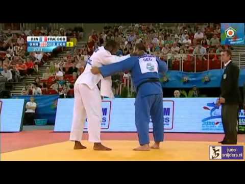 Judo 2013  European Championships Budapest: Riner (FRA) - Okruashvili (GEO) [+100kg] final