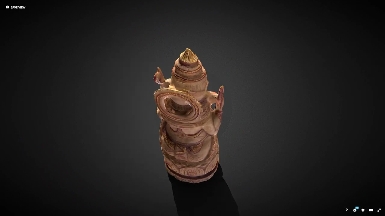 Ganesha 1 C4D adicionado Modelo 3D