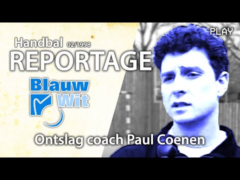 Reportage: ontslag Inrada/Blauw-Wit trainer Paul Coenen (02/1998)