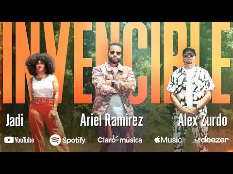 INVENCIBLE - ARIEL RAMIREZ, ALEX ZURDO & JADI. (Video Oficial)
