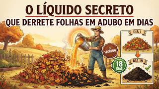 Como Transformar Folhas Do Jardim Em "Ouro Negro" Em 3 Semanas Sem Composteira Cara