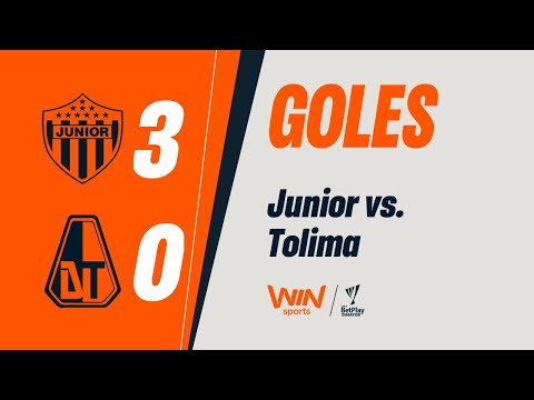 Junior vs. Tolima  (goles) | Liga BetPlay Dimayor 2025-2 | Final - Ida