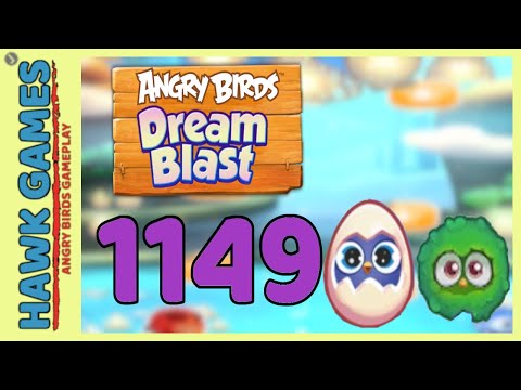 Angry Birds Dream Blast Level 1149 Hard - Walkthrough, No Boosters