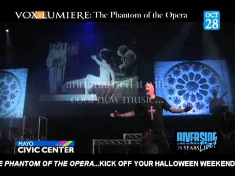 Vox Lumiere's Phantom of the Opera...Coming to Rochester, MN - 10/28/12