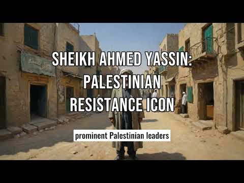 Sheikh Ahmed Yassin Palestinian Resistance Icon