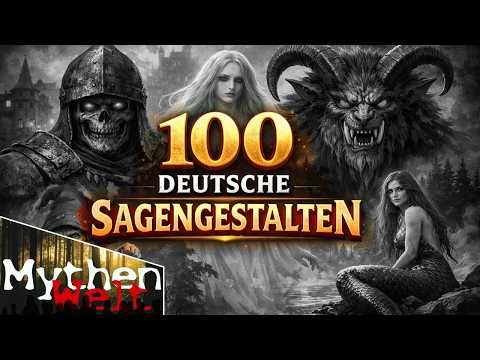 100 creatures from German legends