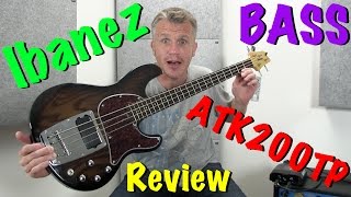 Video thumbnail for Ibanez ATK200 TP Bass Guitar Review by Paul Annis
