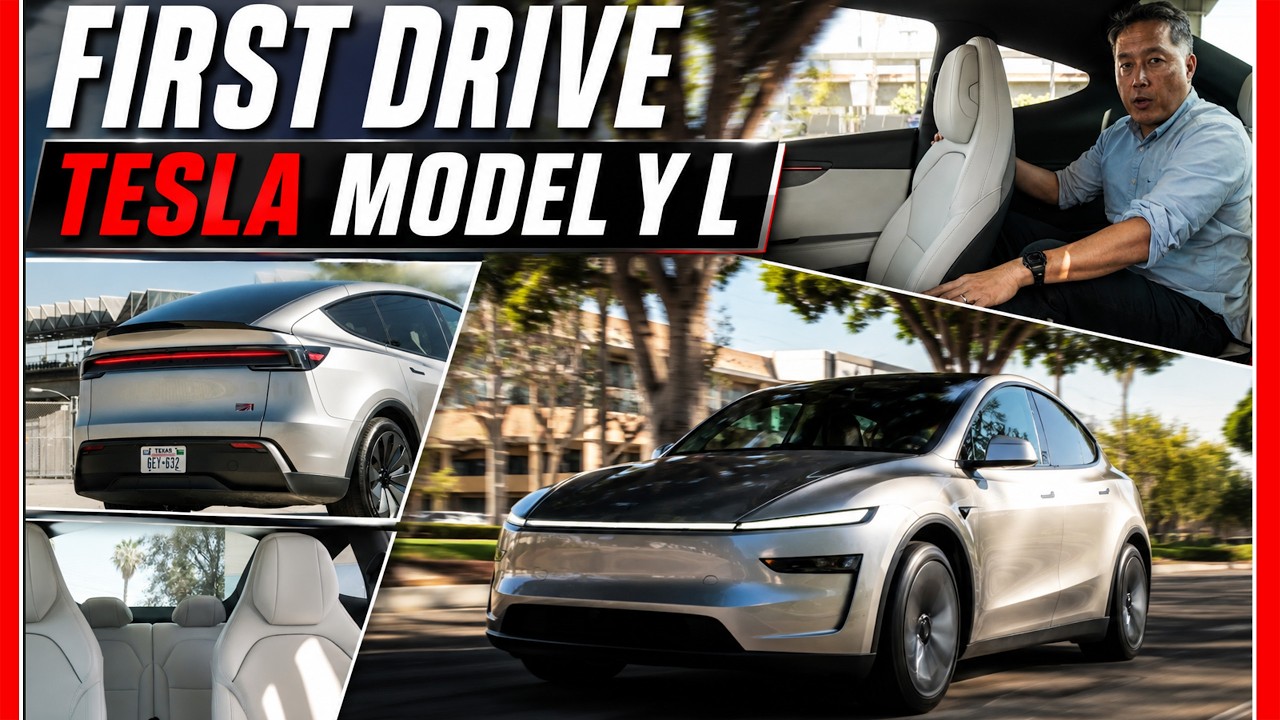 We Got Up Close With Tesla’s Longboi Model Y L. Here’s What Stands Out.