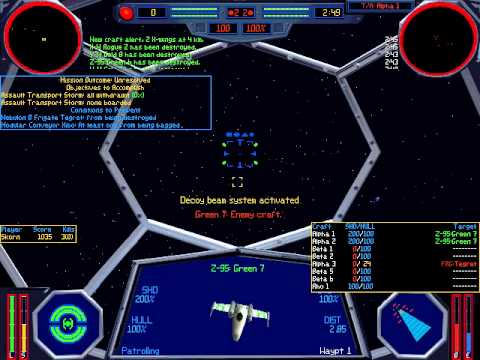X-Wing Vs Tie Fighter: Raid on Imperial Convoy near Atterol (Empire)
