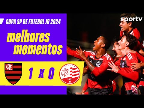 FLAMENGO 1 X 0 NÁUTICO | MELHORES MOMENTOS | COPA SÃO PAULO DE FUTEBOL JR 2024 | sportv