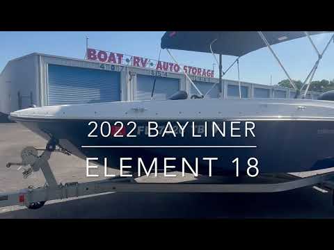 Bayliner ELEMENT-E18 video