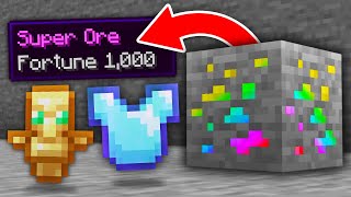 Minecraft But Every Ore Is Super