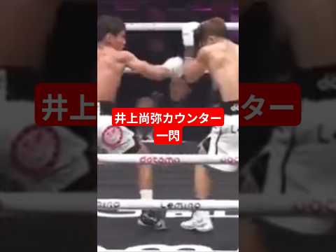 アフマダリエル戦で魅せた井上尚弥の下がりながらのカウンター一閃🥊　 #shorts #shortvideo