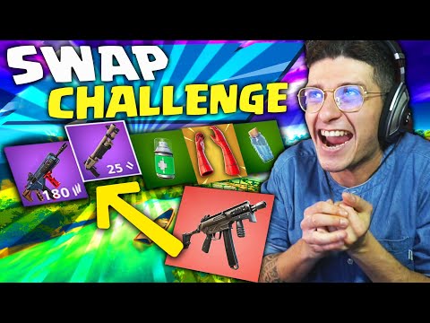 NON SO COME MA HO VINTO LA SWAP CHALLENGE SU FORTNITE !!