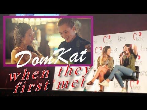 Dominique and Kat "remember the time we met" (LoveFanFest 2018)