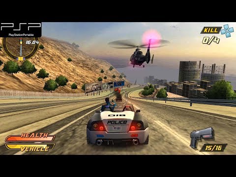Pursuit Force: Extreme Justice - PSP Gameplay 4k 2160p (PPSSPP)