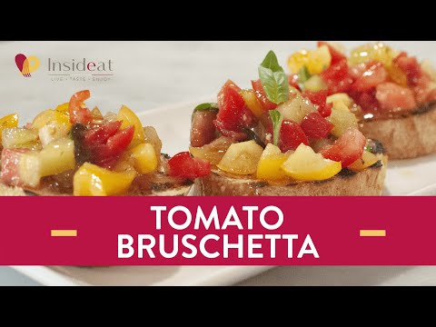 Italian bruschetta, an ode to bread and tomatoes