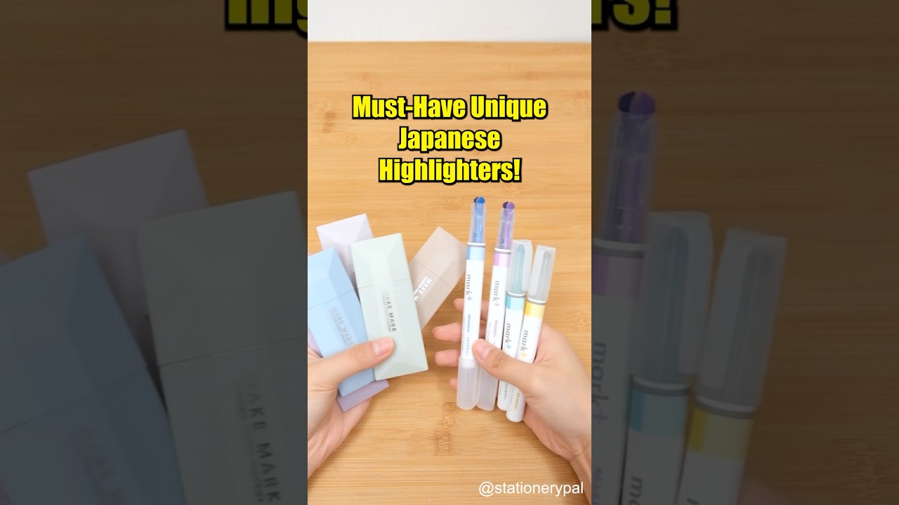 Must-Have Unique Japanese Highlighters! #shorts