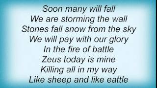 Manowar - Hector Storms The Wall Lyrics
