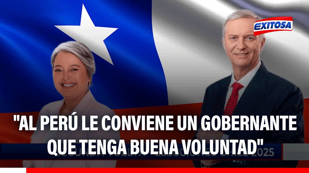 🔴🔵 Chile: "Al Perú le conviene un gobernante que tenga buena voluntad", asegura excanciller