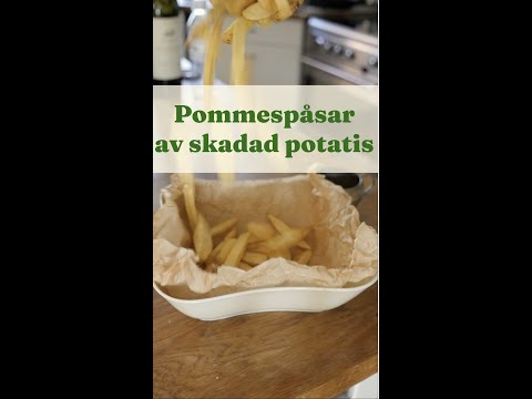 Pommespåsar av skadad potatis - Trädgårdshacks med GardenR